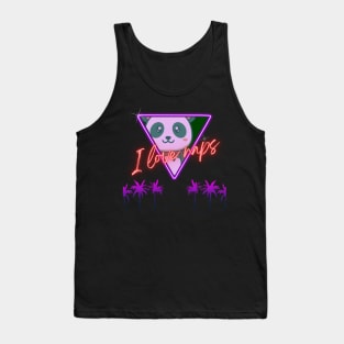 Cute Panda Cyberpunk - I Love Naps - Kawaii Panda #9 Tank Top